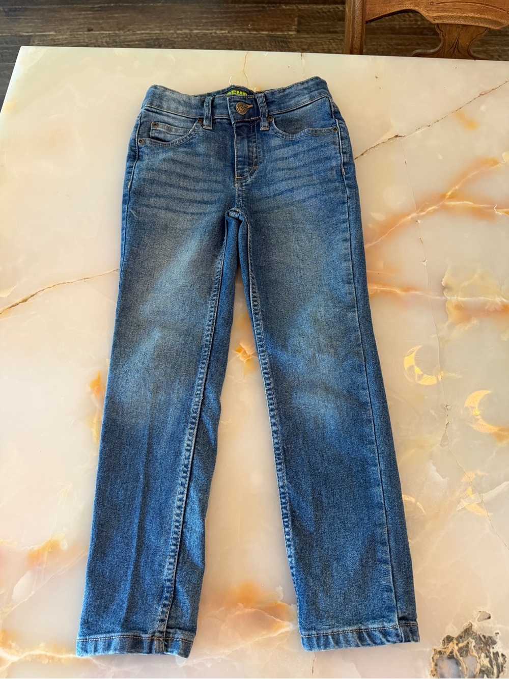 Lee Girls' Medium Blue Straight Jeans